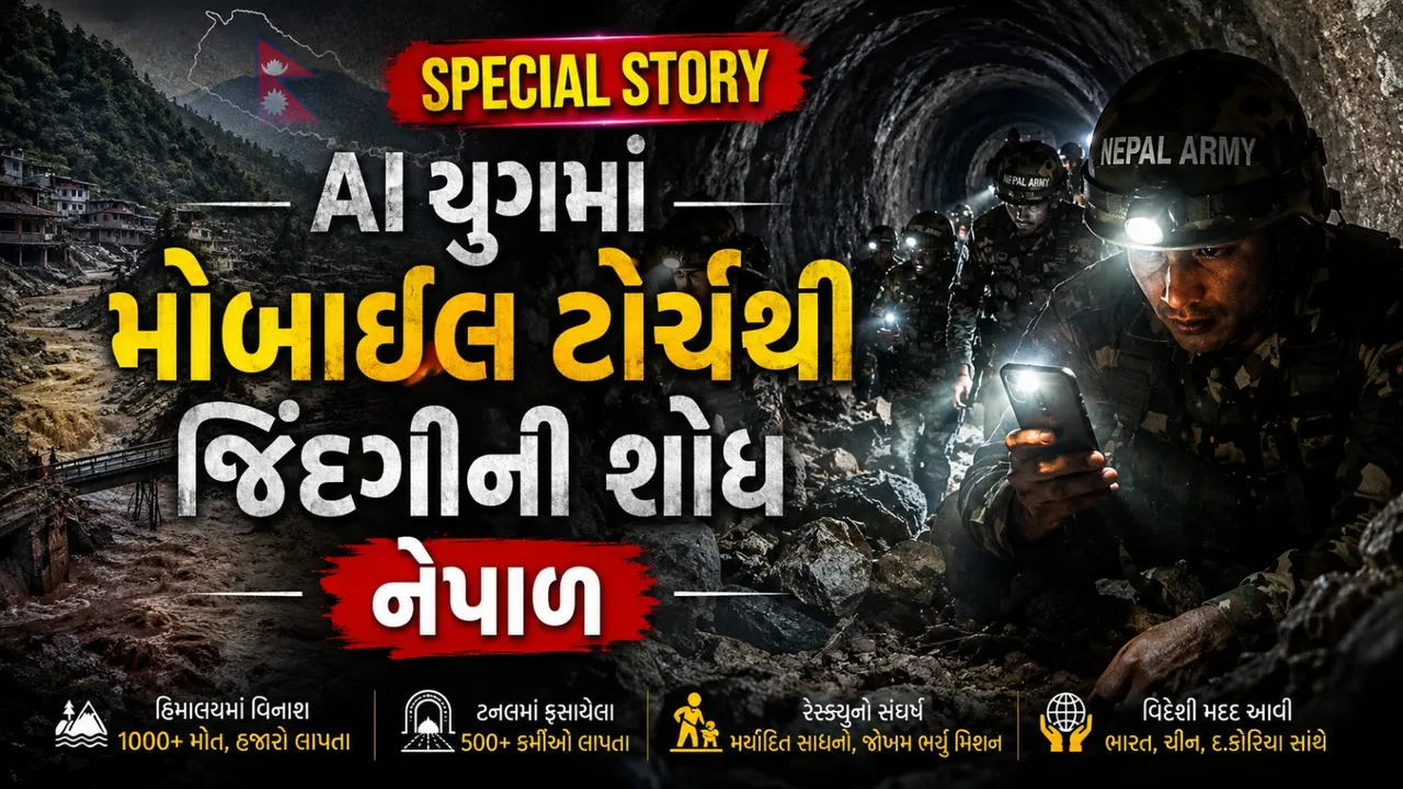 AIના યુગમાં મોબાઈલ ટોર્ચથી રેસ્ક્યુ! નેપાળની તબાહી સામે સિસ્ટમ પર સવાલ