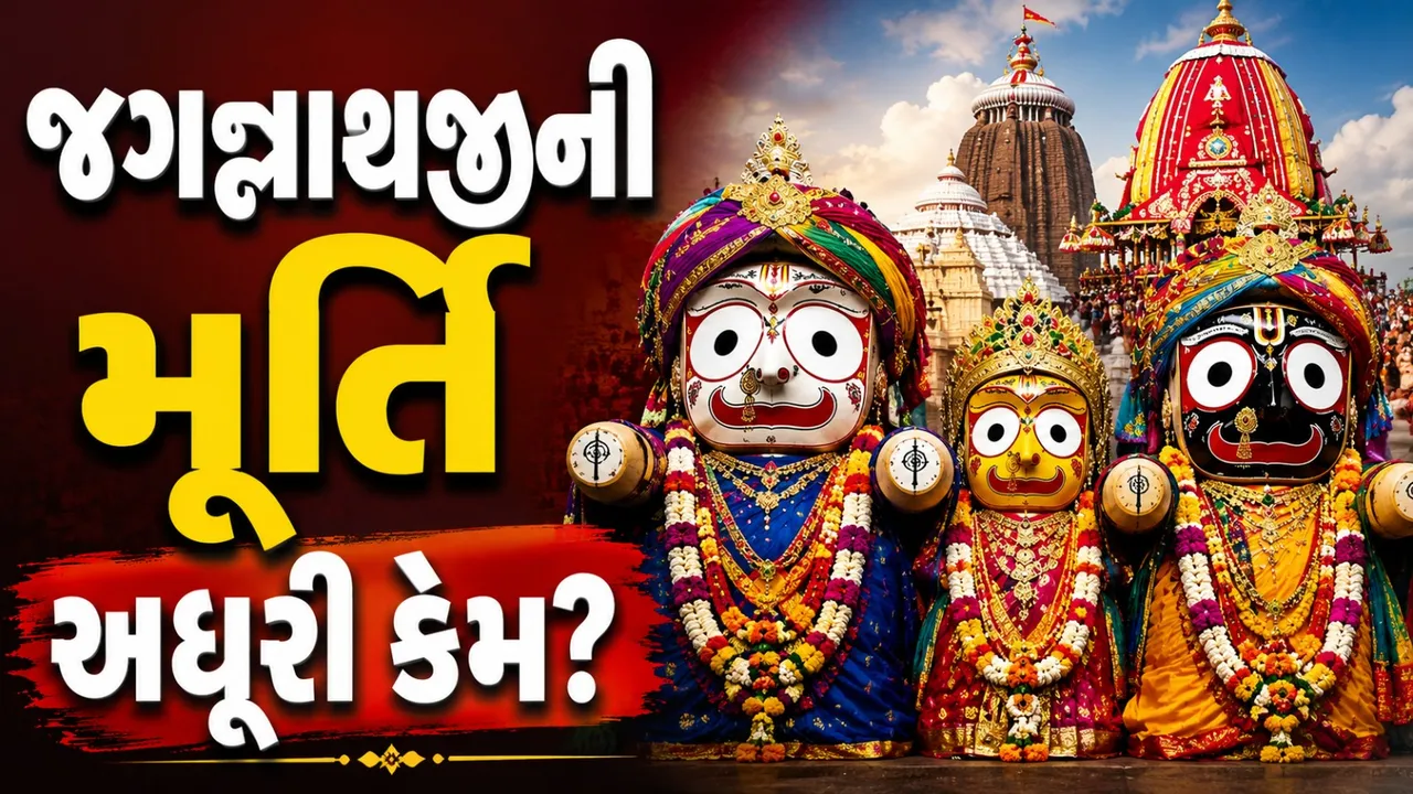જગન્નાથજીની મૂર્તિ પથ્થરની જગ્યાએ લાકડાની અને અધૂરી કેમ છે ? જાણો રથયાત્રાના અજાણ્યા તથ્યો