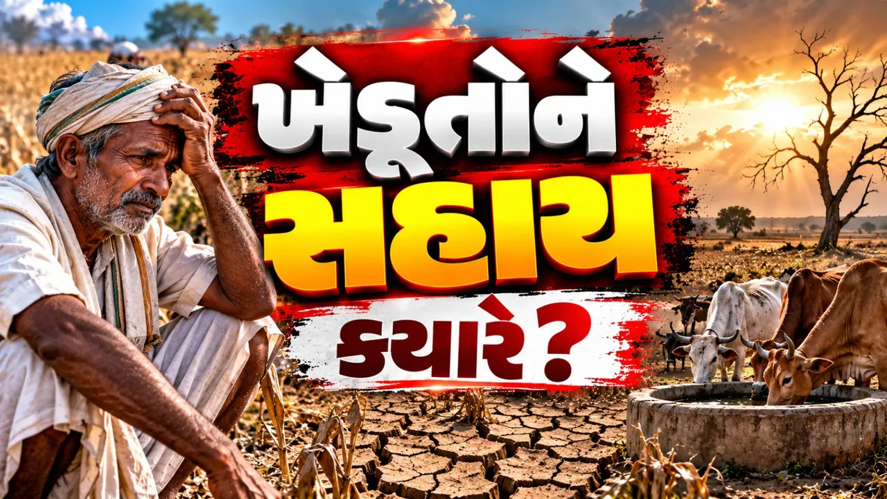 ગુજરાતમાં અછતની સ્થિતિ વચ્ચે ખેડૂતોની સહાય માટે માગ, સરકાર સામે ભારતીય કિસાન સંઘની રજૂઆત