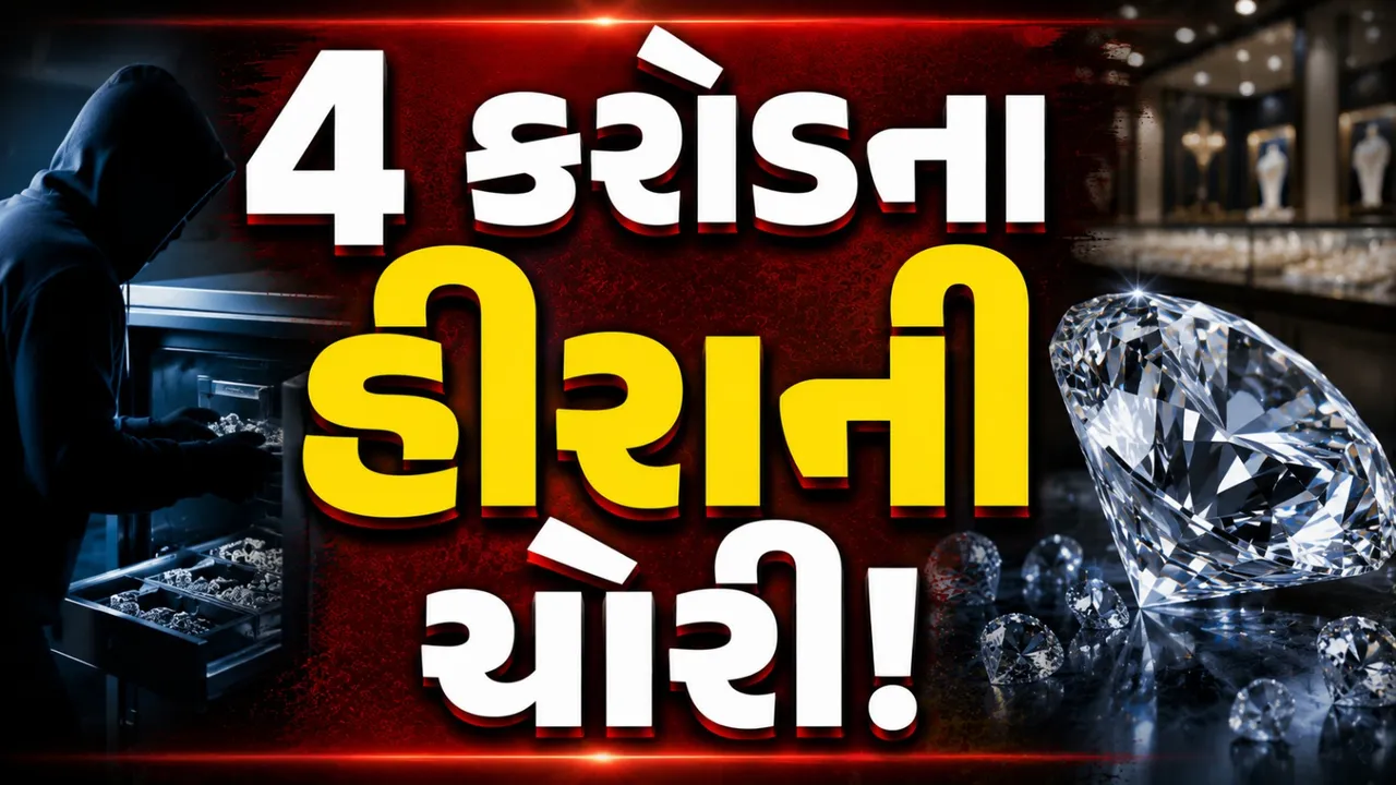 બોટાદમાં 4 કરોડના હીરાની ચોરીનો ગણતરીના કલાકોમાં ભેદ ઉકેલાયો, 3 આરોપી ઝડપાયા