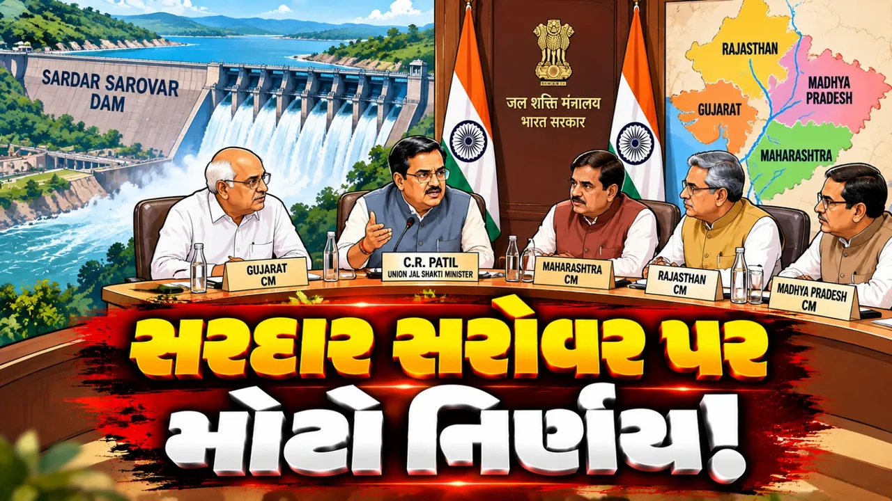 સરદાર સરોવર પરિયોજનાના નાણાકીય વિવાદોનો અંત? ચાર રાજ્યો વચ્ચે હિસાબોને આખરી ઓપ
