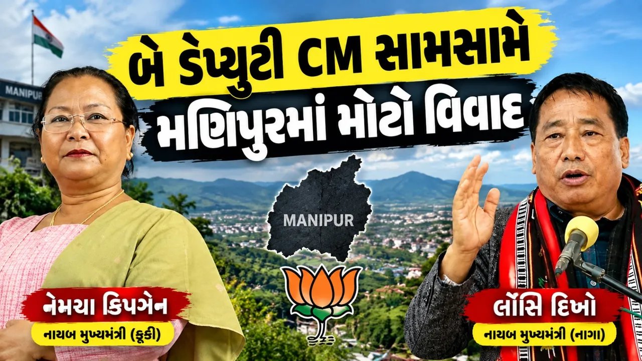 મણિપુરમાં બે ડેપ્યુટી CM સામસામે, 9 નાગા ધારાસભ્યોના અલ્ટિમેટમથી ભાજપમાં ખળભળાટ