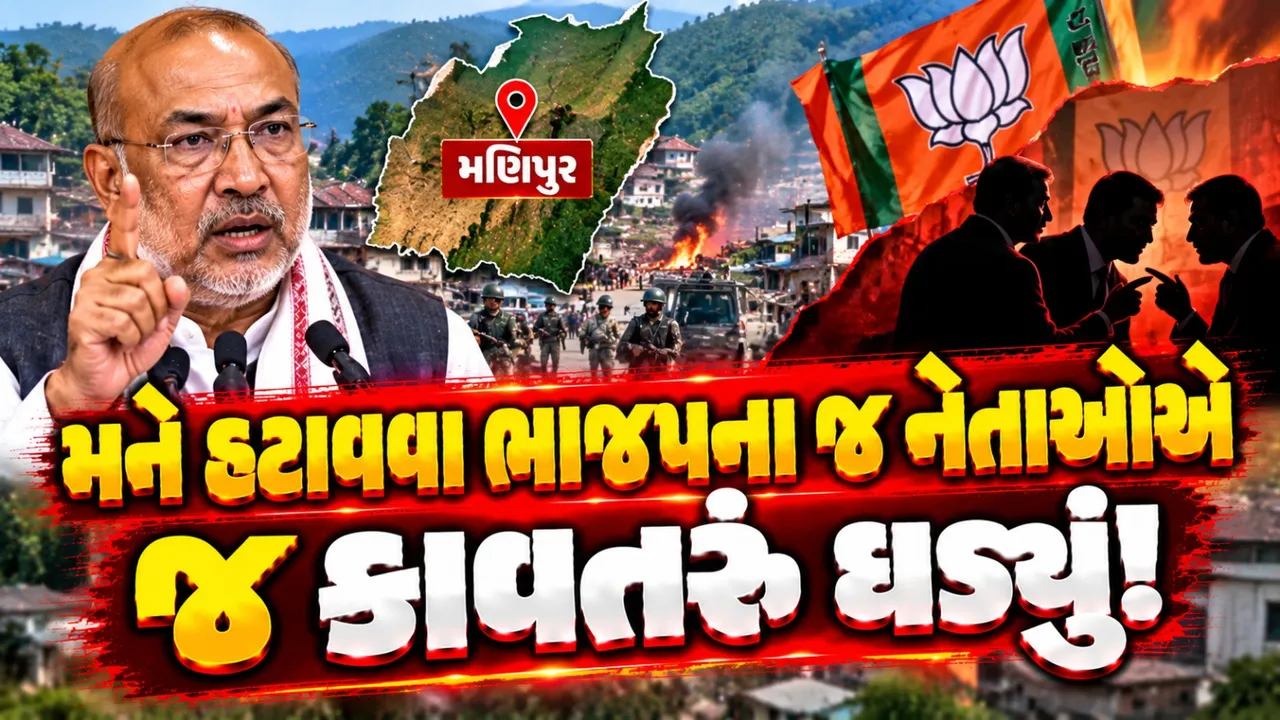 મને હટાવવા ભાજપના જ નેતાઓએ ષડયંત્ર રચ્યું! પૂર્વ CM બિરેન સિંહના આરોપથી મણિપુરમાં ખળભળાટ