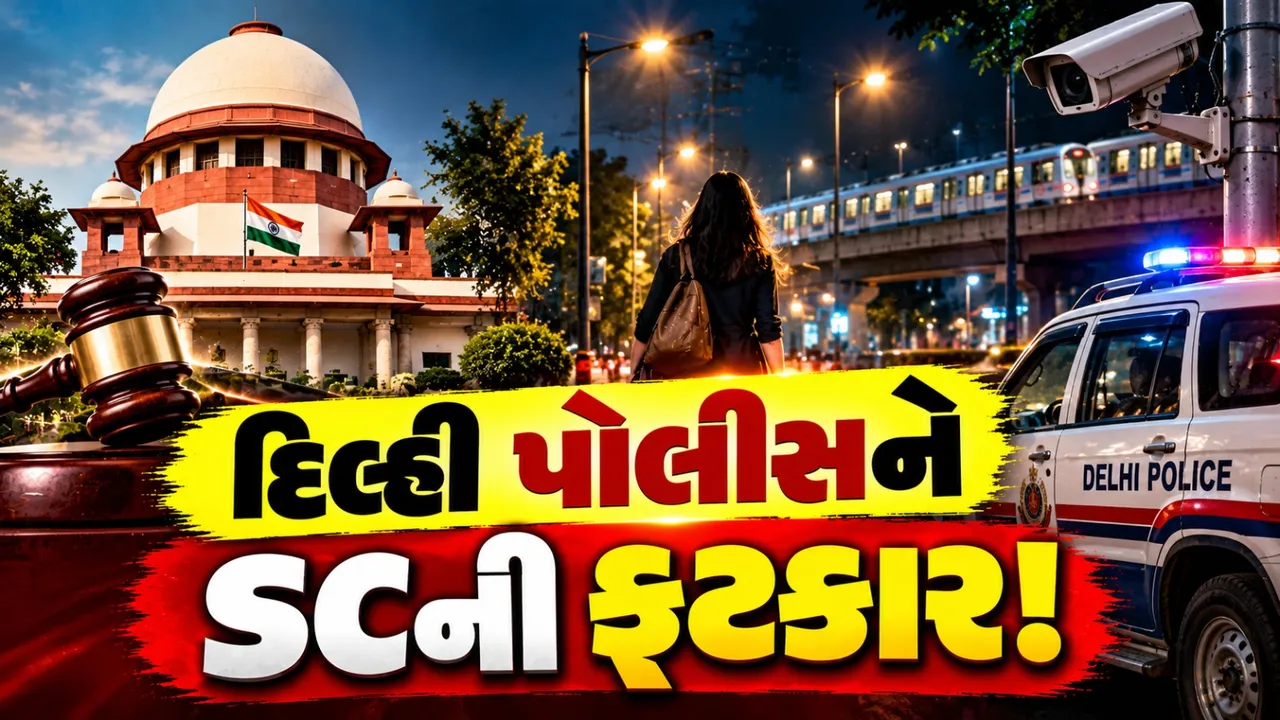 રાત્રે 10 વાગ્યે પણ મહિલા સુરક્ષિત હોવી જોઈએ: સુપ્રીમ કોર્ટે દિલ્હી પોલીસને ફટકારી