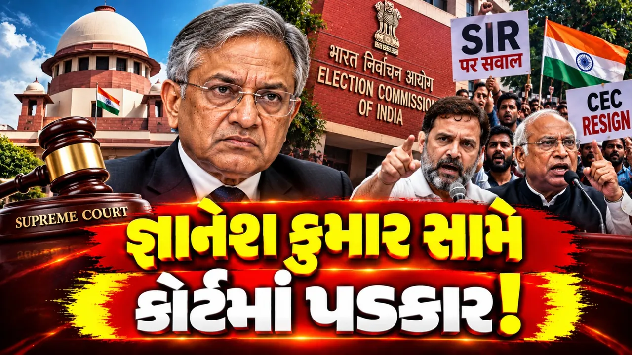 જ્ઞાનેશ કુમાર સામે આંદોલન તેજ, 14 નિર્ણયોને લઈને કોર્ટમાં પડકાર