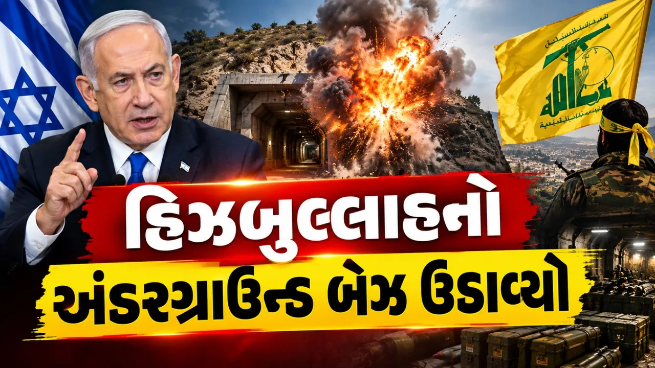 20 વર્ષ જૂનો હિઝબુલ્લાહનો અંડરગ્રાઉન્ડ બેઝ ઉડાવ્યો! નેતન્યાહૂનો મોટો દાવો