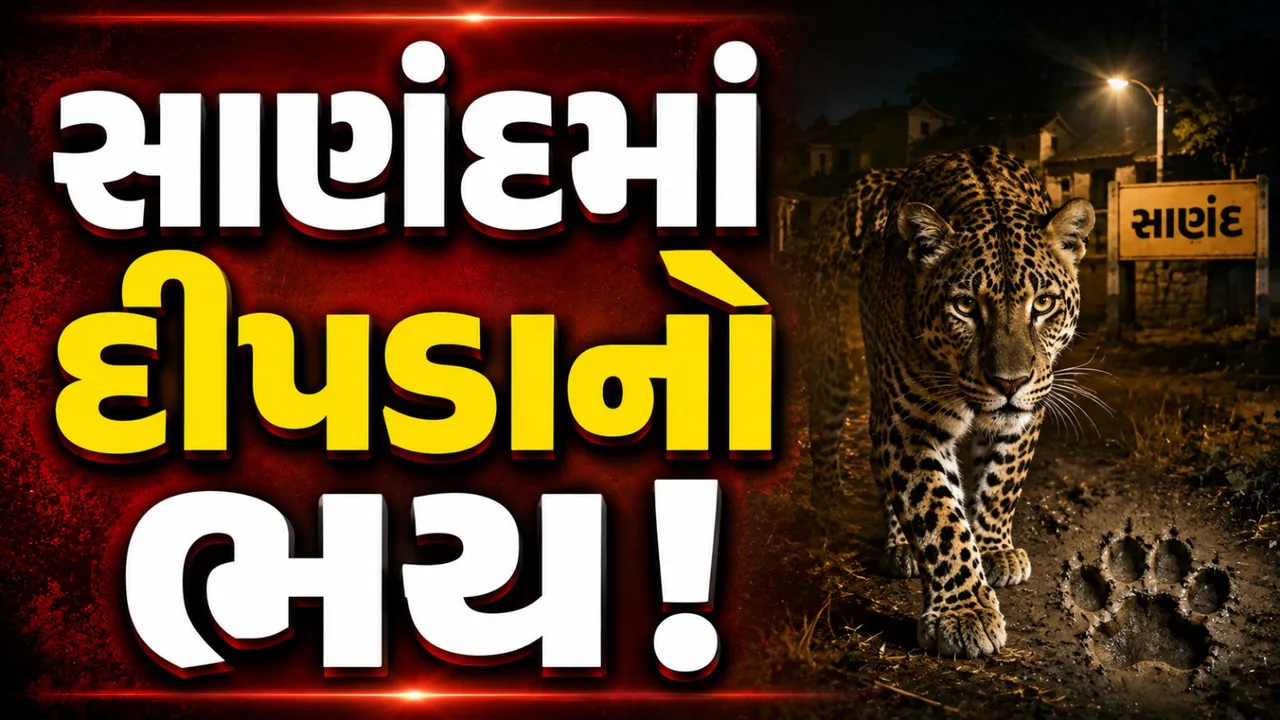 અમદાવાદ ગ્રામ્યમાં ફરી દીપડાનો ભય! મોટી દેવતી ગામે પાંજરું ગોઠવાયું