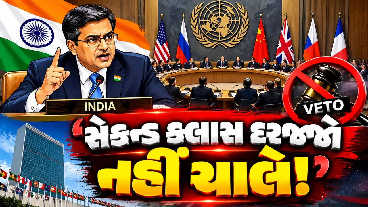 ‘સેકન્ડ ક્લાસ દરજ્જો નહીં ચાલે’, વીટો પાવર વિના UNSCનું કાયમી સભ્યપદ ભારતને મંજૂર નહીં