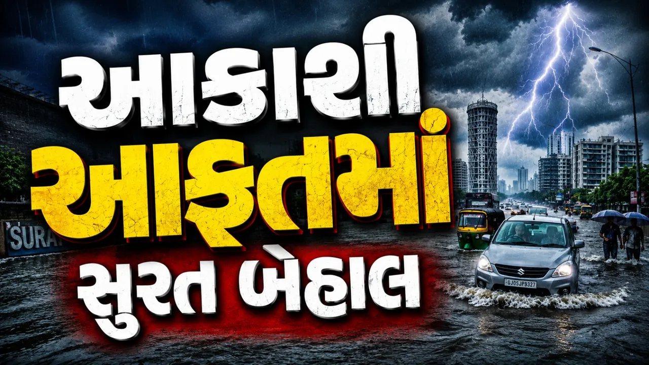 સુરતમાં વરસાદ બાદની આફત, ઘરો-દુકાનો પાણી-પાણી, સ્થિતી ચિંતાજનક !