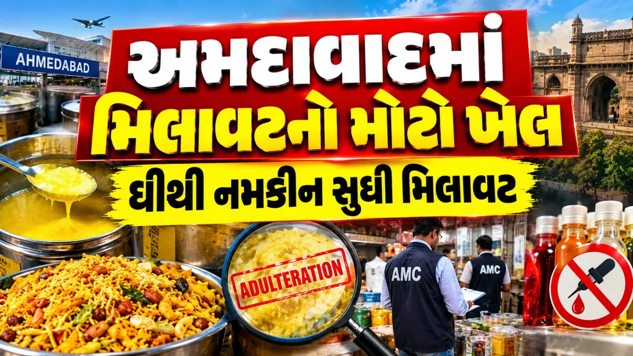 અમદાવાદમાં તહેવાર ટાણે મિલાવટની ભરમાર, 3,806 કિલો અખાદ્ય જથ્થો ઝડપાયો