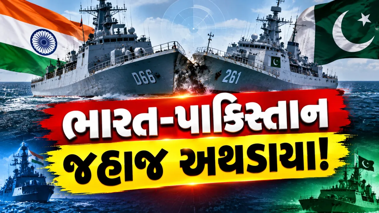 અરબી સમુદ્રમાં ભારત-પાકિસ્તાનના યુદ્ધજહાજો અથડાયા, બંને દેશે એકબીજાને તલબ કર્યા