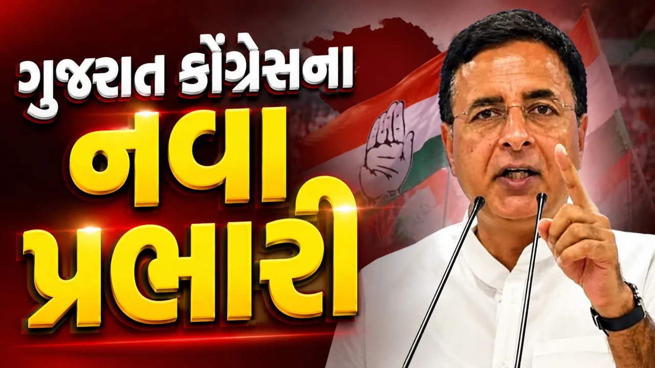 ગુજરાત ચૂંટણી પહેલા કોંગ્રેસમાં મોટો ફેરફાર, રણદીપસિંહ સુરજેવાલાને ગુજરાતની કમાન