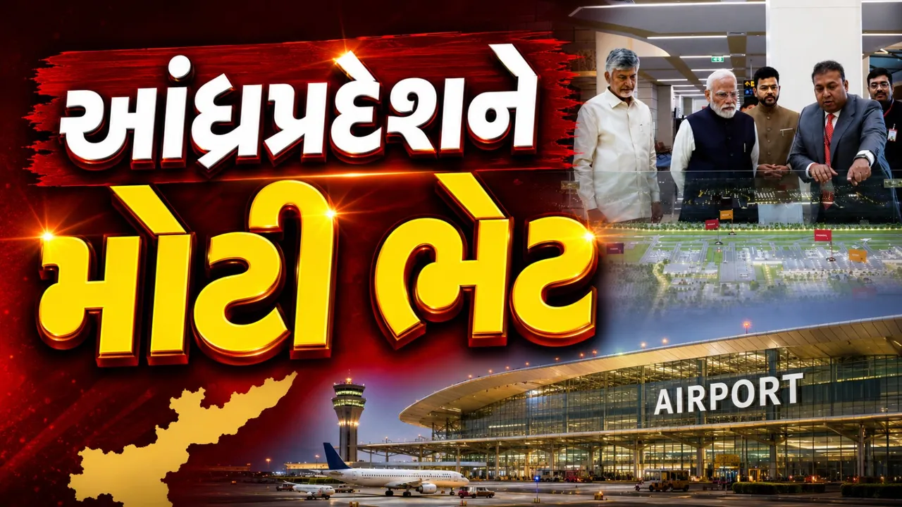 આંધ્રમાં નવા એરપોર્ટનું ઉદ્ઘાટન, PM મોદીએ ગણાવ્યું વિકાસનું નવું પ્રતિક