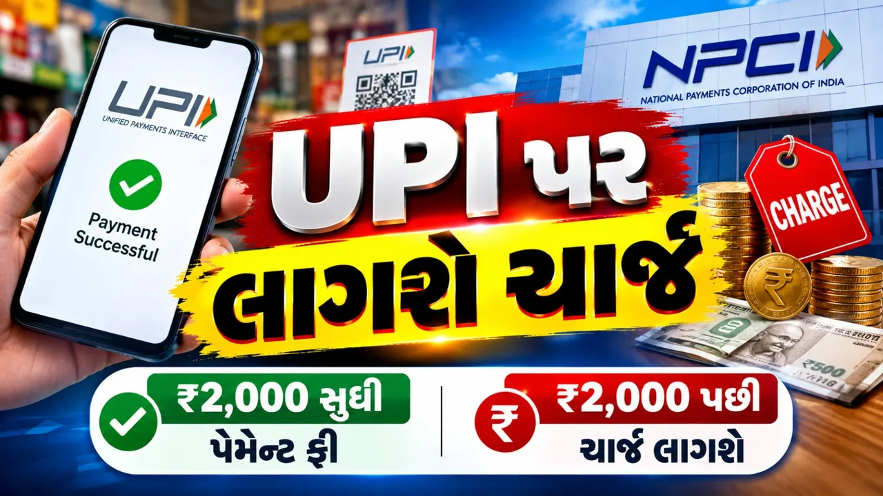 ₹2,000 સુધી UPI પેમેન્ટ ફ્રી, ત્યાર બાદ શું લાગશે ચાર્જ? જાણો નવો નિયમ