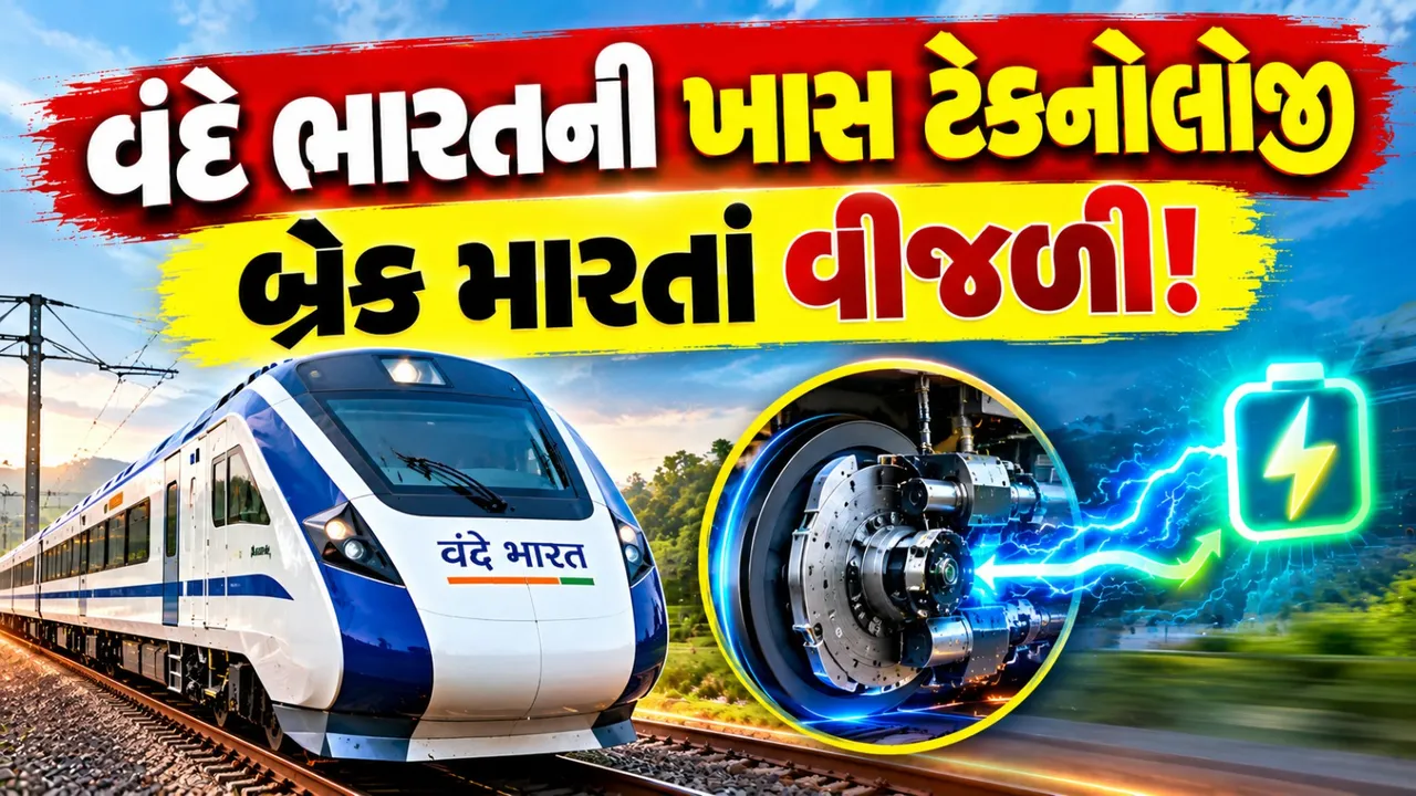 વંદે ભારતમાં કમાલની ટેકનોલોજી, બ્રેક મારતાં જ બને છે વીજળી! 30% સુધી પાવરની બચત