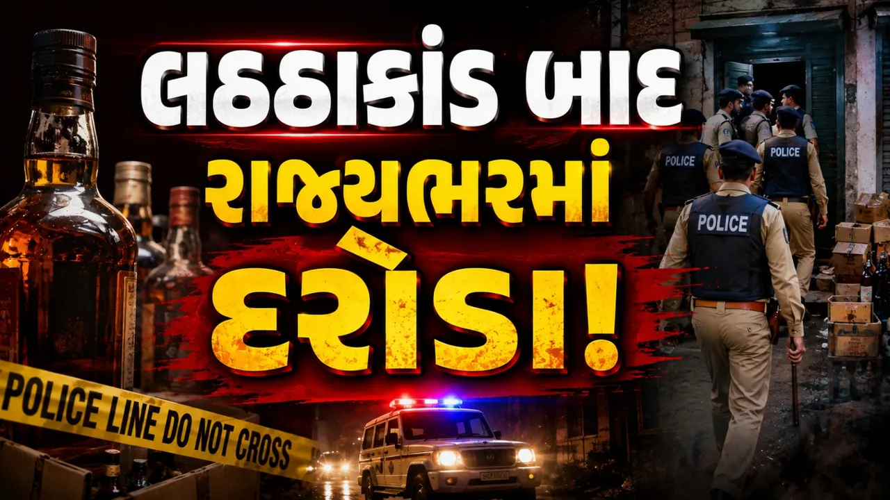 ભાવનગર લઠ્ઠાકાંડ બાદ સરકાર એક્શનમાં! દારૂબંધી મુદ્દે રાજ્યવ્યાપી દરોડાના આદેશ