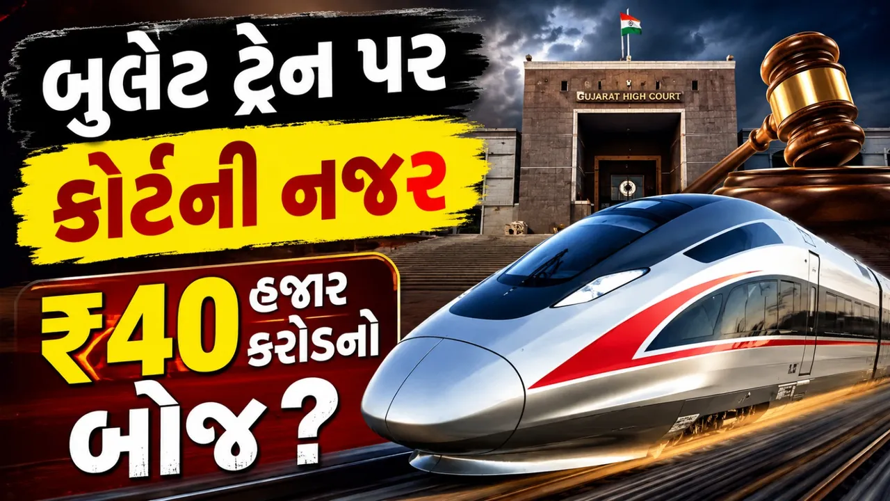બુલેટ ટ્રેન પ્રોજેક્ટ હાઈકોર્ટમાં, જમીન વળતર વિવાદથી ₹40 હજાર કરોડના બોજનો દાવો
