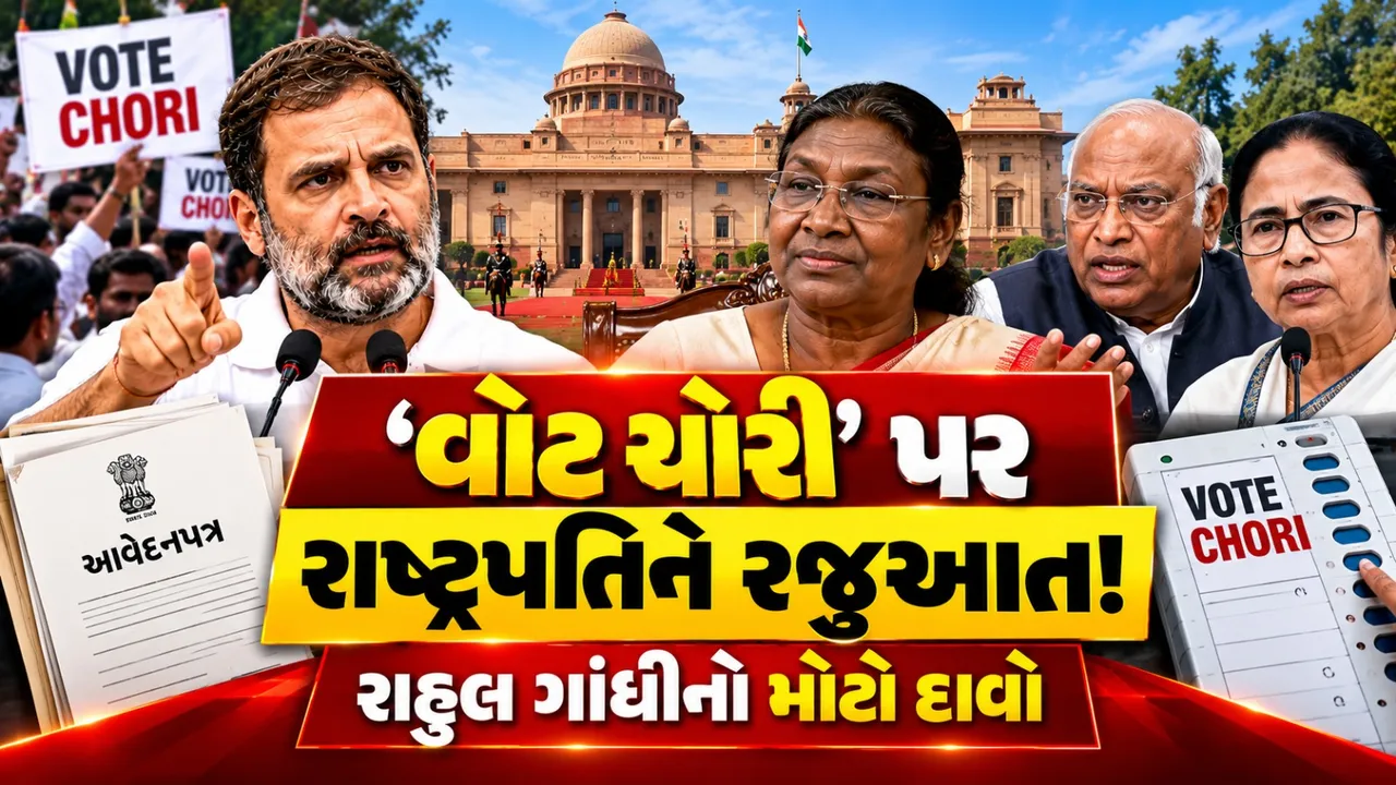 ‘રાષ્ટ્રપતિએ વોટ ચોરીનો ઇનકાર નથી કર્યો, પુરાવા માંગ્યા છે’: રાહુલ ગાંધીનો દાવો