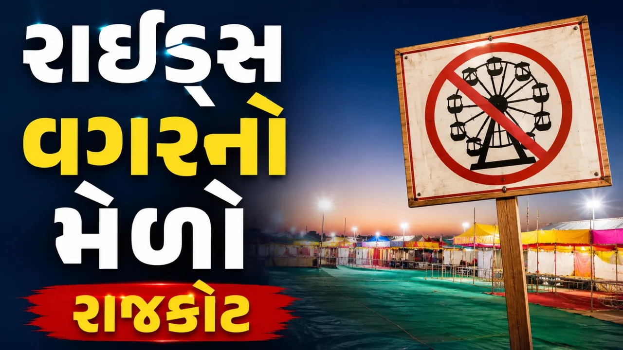 રાજકોટ લોકમેળાનો પ્રારંભ, રાઇડ્સને મંજૂરી નહીં મળતા મેળો ફિક્કો રહેવાની શક્યતા