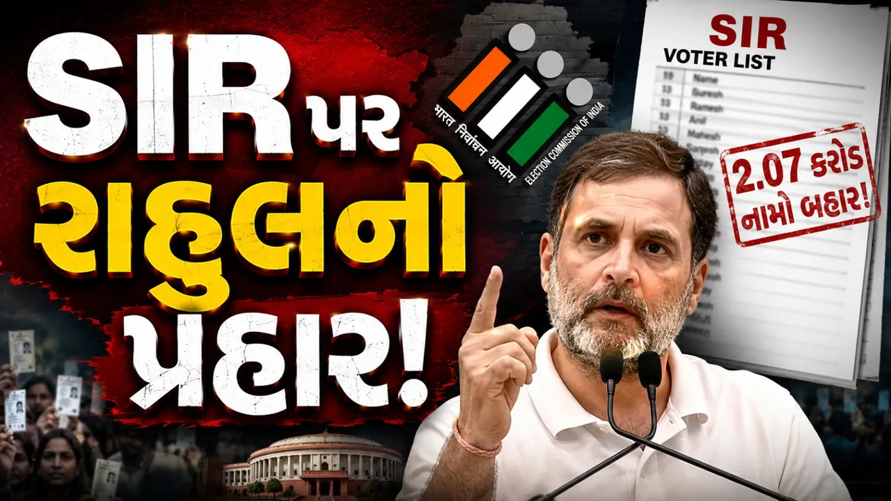 મહારાષ્ટ્ર SIR પર રાહુલ ગાંધીનો મોટો પ્રહાર, 2.07 કરોડ મતદારોના નામ મુદ્દે ઉઠાવ્યા સવાલ