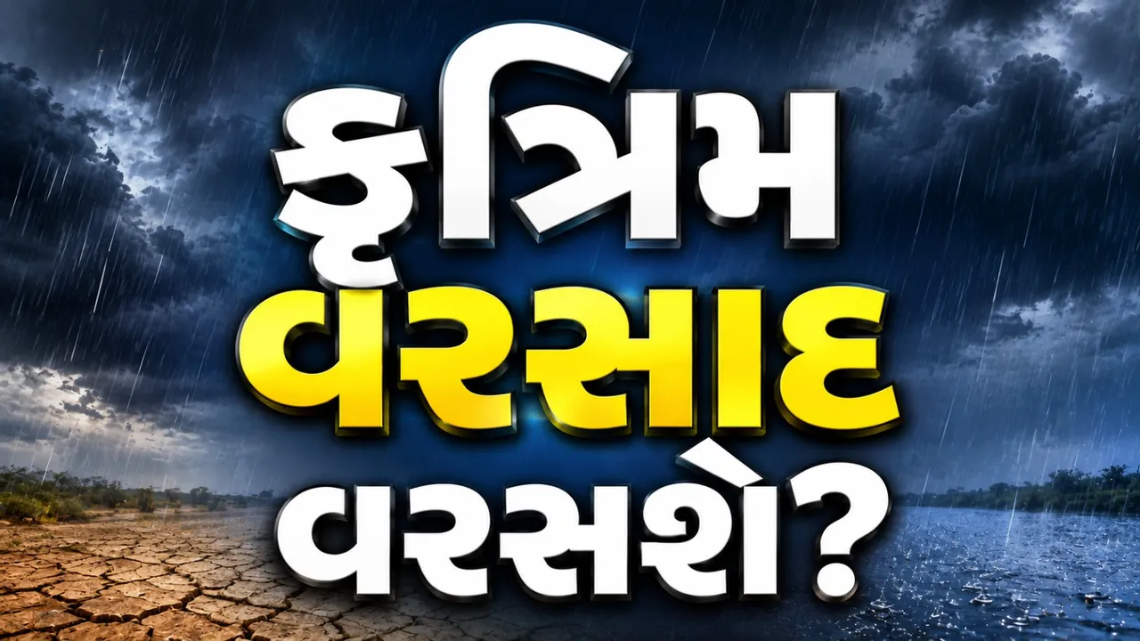 ગુજરાતમાં વરસાદની અછત વચ્ચે કૃત્રિમ વરસાદની ચર્ચા, સૌરાષ્ટ્ર-કચ્છ માટે ક્લાઉડ સીડિંગનો વિકલ્પ