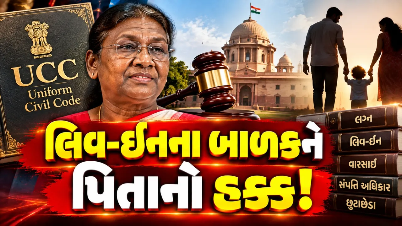 ગુજરાતમાં UCCને રાષ્ટ્રપતિની મંજૂરી, લિવ-ઈનમાં જન્મેલા બાળકને પિતાનો હક