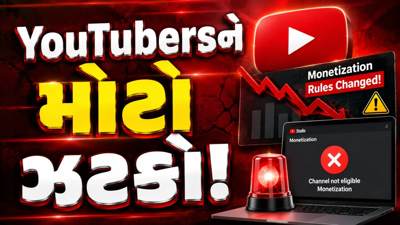YouTubeએ બદલ્યા Monetizationના નિયમો, હવે 4,000 નહીં 8,000 Watch Hours જરૂરી