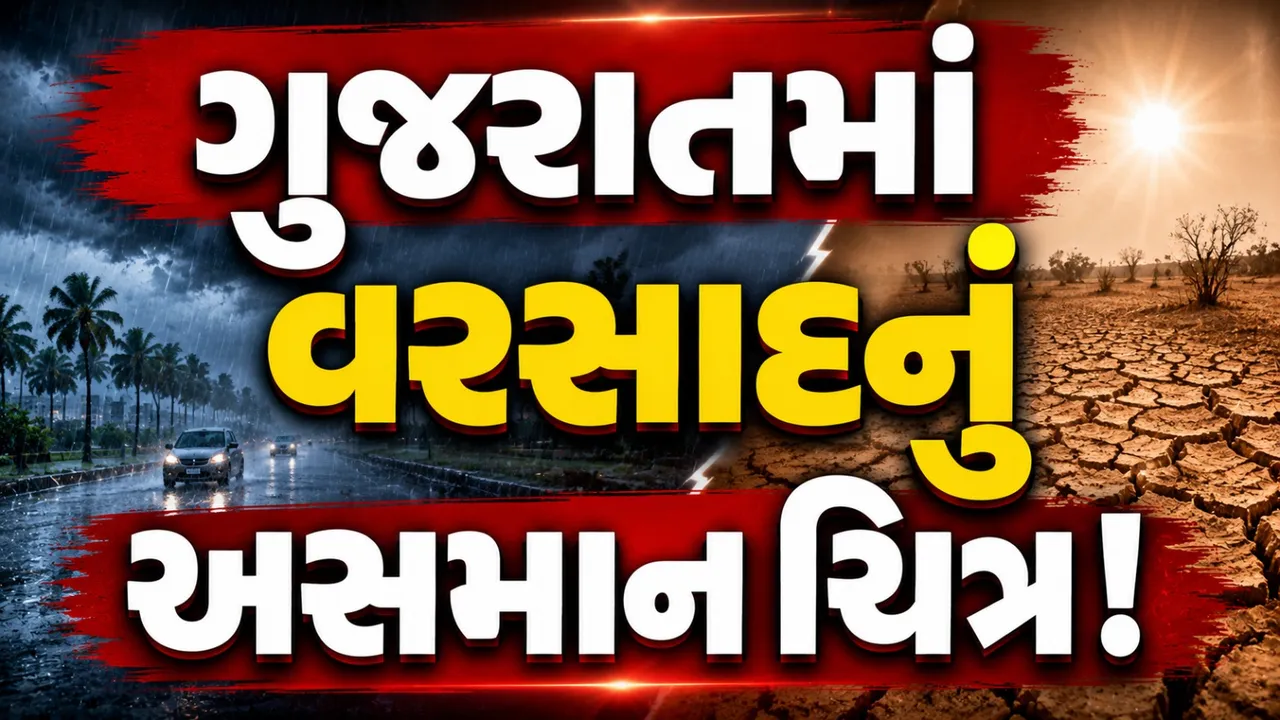 દક્ષિણ ગુજરાતમાં 100%થી વધુ વરસાદ, સૌરાષ્ટ્ર-કચ્છમાં હજુ પણ મોટી ઘટ
