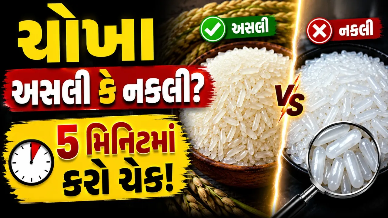 તમે રોજ ખાઓ છો તે ચોખા અસલી છે કે નકલી? ઘરે જ કરો આ 5 સરળ ટેસ્ટ