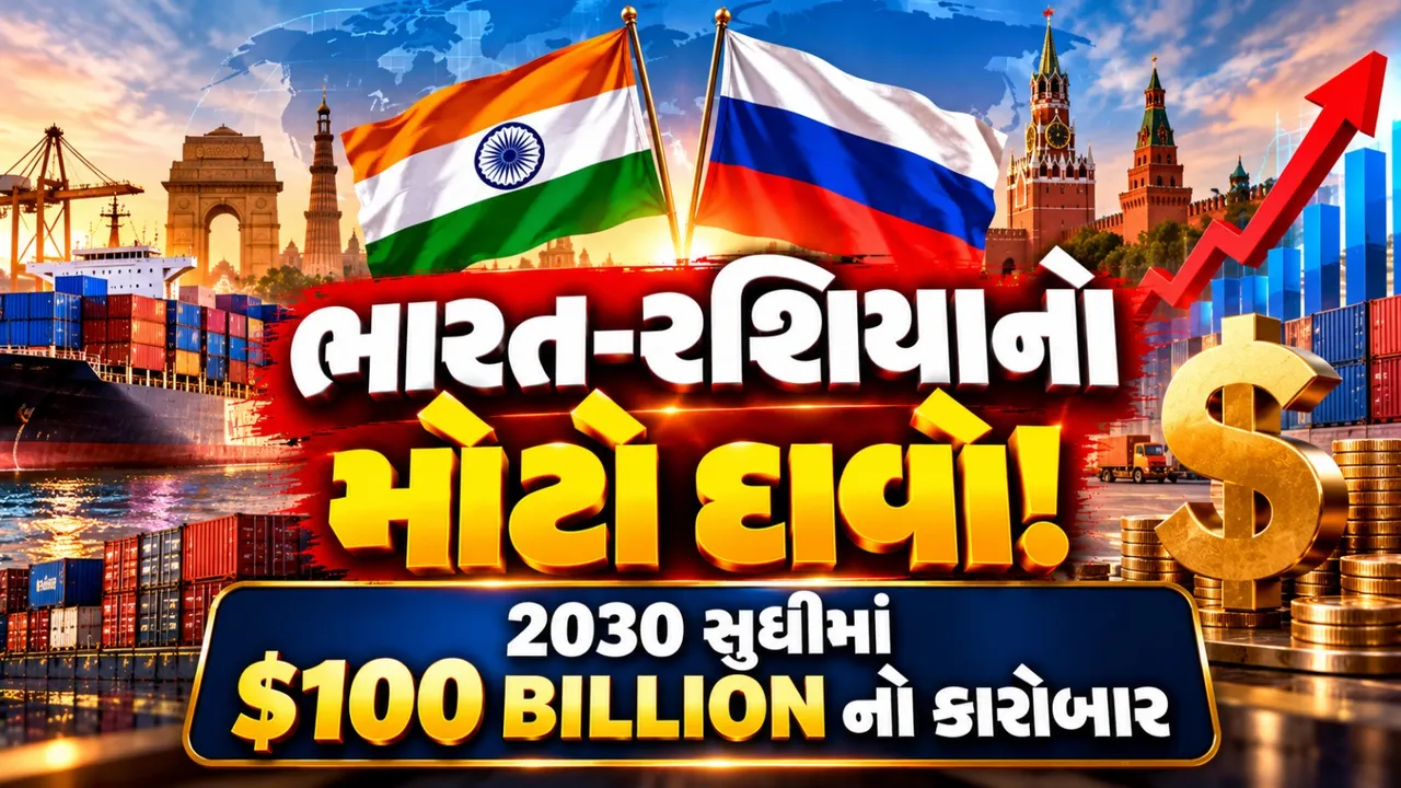 ડોલરના દબદબા વચ્ચે ભારત-રશિયાનું મોટું લક્ષ્ય, 2030 સુધીમાં $100 અબજનો વેપાર