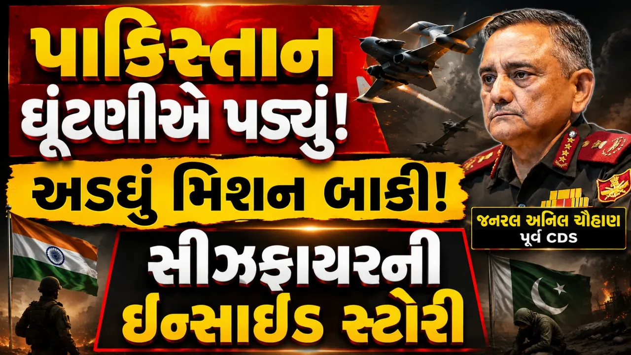 'ભારતે તરત સીઝફાયર સ્વીકાર્યો નહોતો' : જનરલ અનિલ ચૌહાણે કહી ઈન્સાઈડ સ્ટોરી