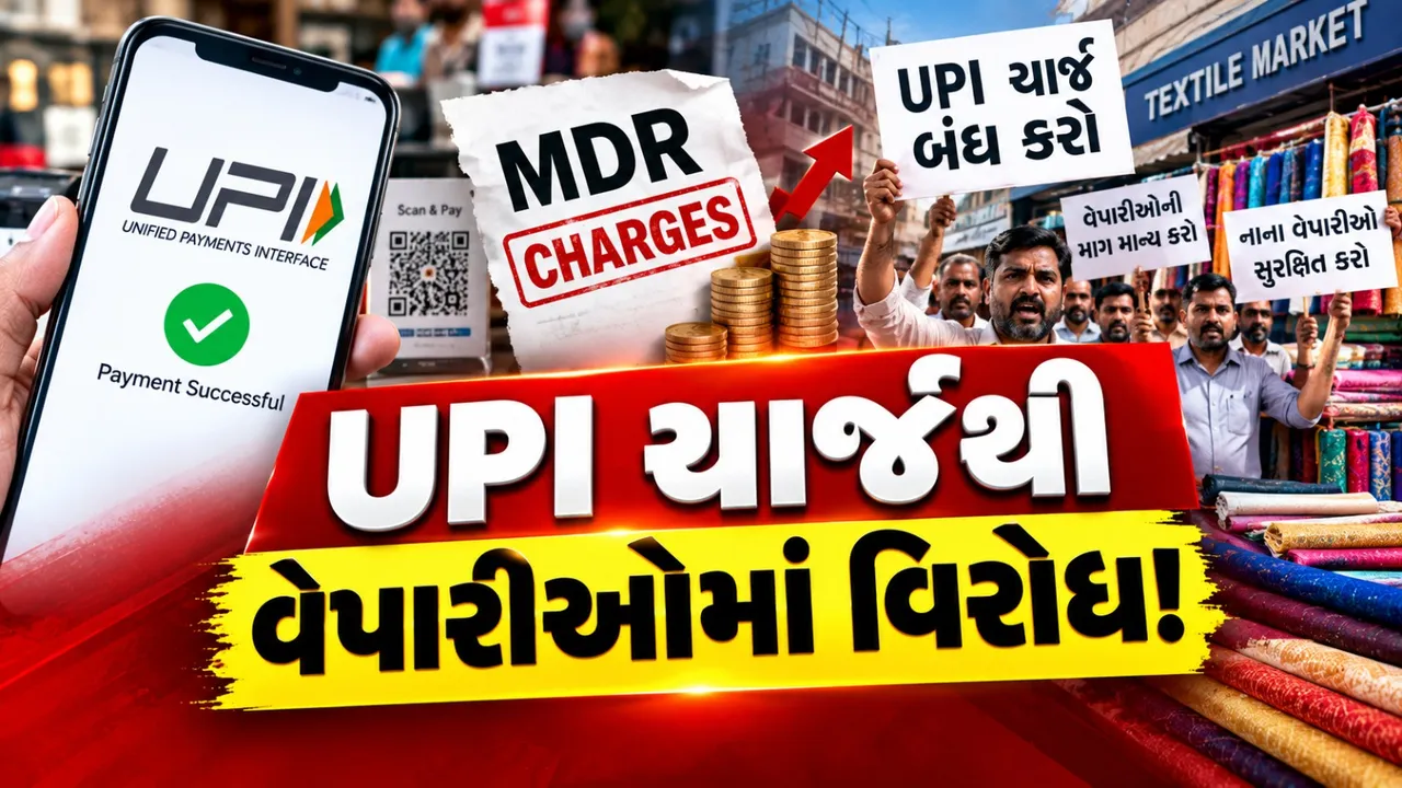 UPI ચાર્જ સામે સુરતના વેપારીઓમાં વિરોધ, ટેક્સટાઇલ માર્કેટમાં કેમ વધી ચિંતા?