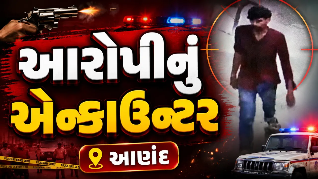 વાસદ કેસમાં પોલીસનું એક્શન, બાળકીના અપહરણના આરોપીનું એન્કાઉન્ટર