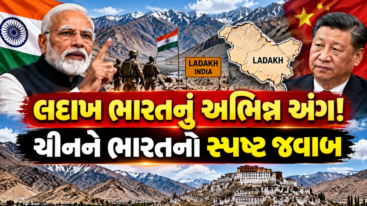 ‘લદાખ ભારતનું અભિન્ન અંગ’, ચીનના વાંધા વચ્ચે ભારતનો સ્પષ્ટ સંદેશ