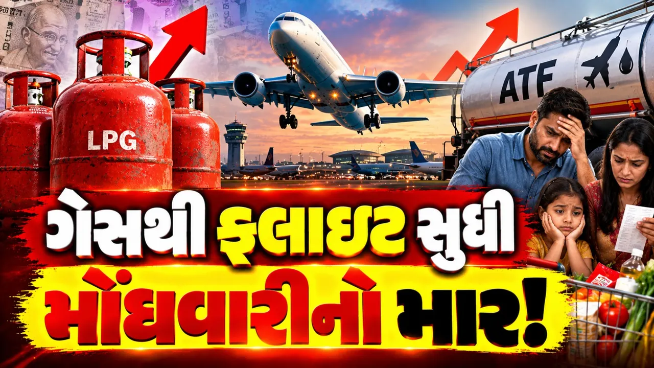 તહેવારો પહેલા મોંઘવારીનો મોટો ઝટકો, LPGથી ફ્લાઇટ સુધી વધ્યો ખર્ચ